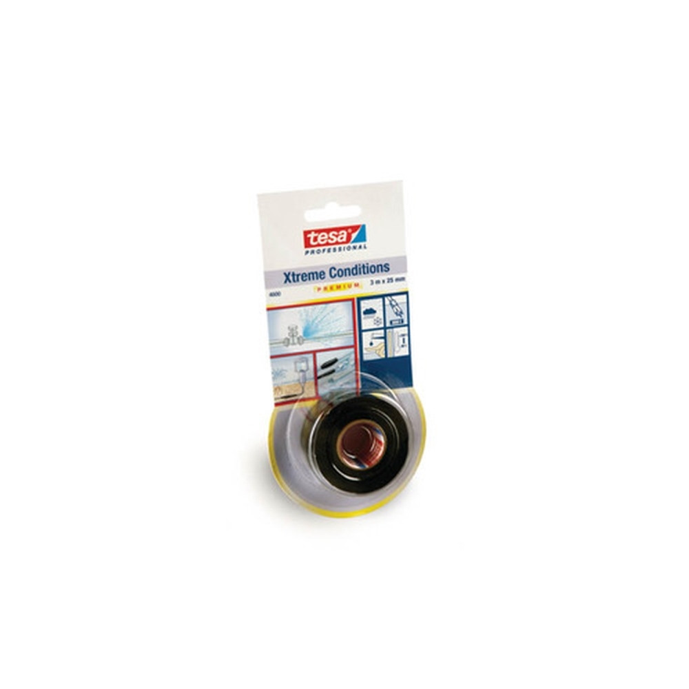 Produktbild för TESA 04600-00001-00, Svart, Metall, Silikon, -65