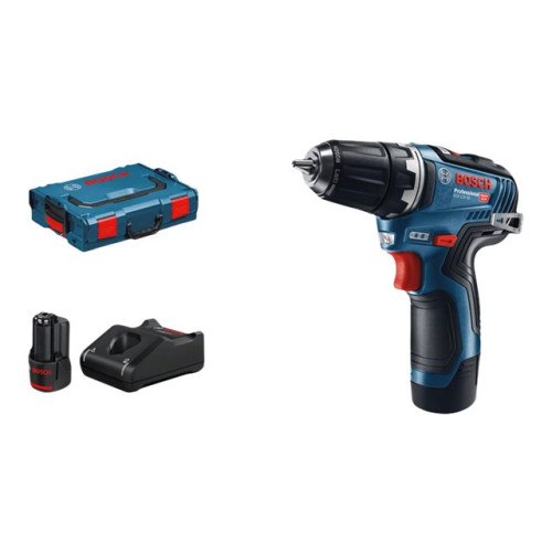 Bosch Group Bosch GSR 12V-35 Professional - borr/drivare - sladdlös - 2 hastigheter - 2 batterier