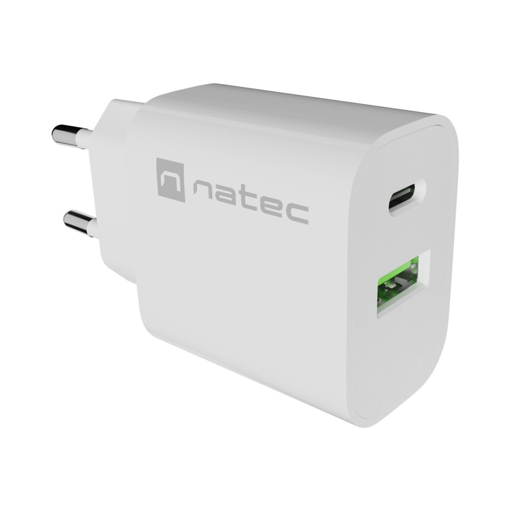 Produktbild för Natec Ribera strömadapter - USB-C, USB - 20 watt