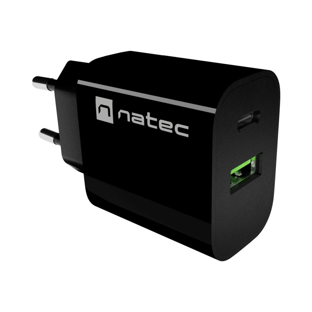 Produktbild för Natec Ribera strömadapter - USB-C, USB - 20 watt