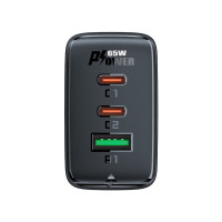 Produktbild för Acefast snabbladdare GaN (2xUSB-C / USB-A) PPS / PD / QC4+ 6...