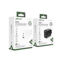 Produktbild för Acefast snabbladdare GaN (2xUSB-C / USB-A) PPS / PD / QC4+ 6...