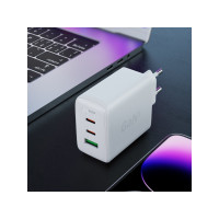 Produktbild för Acefast snabbladdare GaN (2xUSB-C / USB-A) PPS / PD / QC4+ 6...