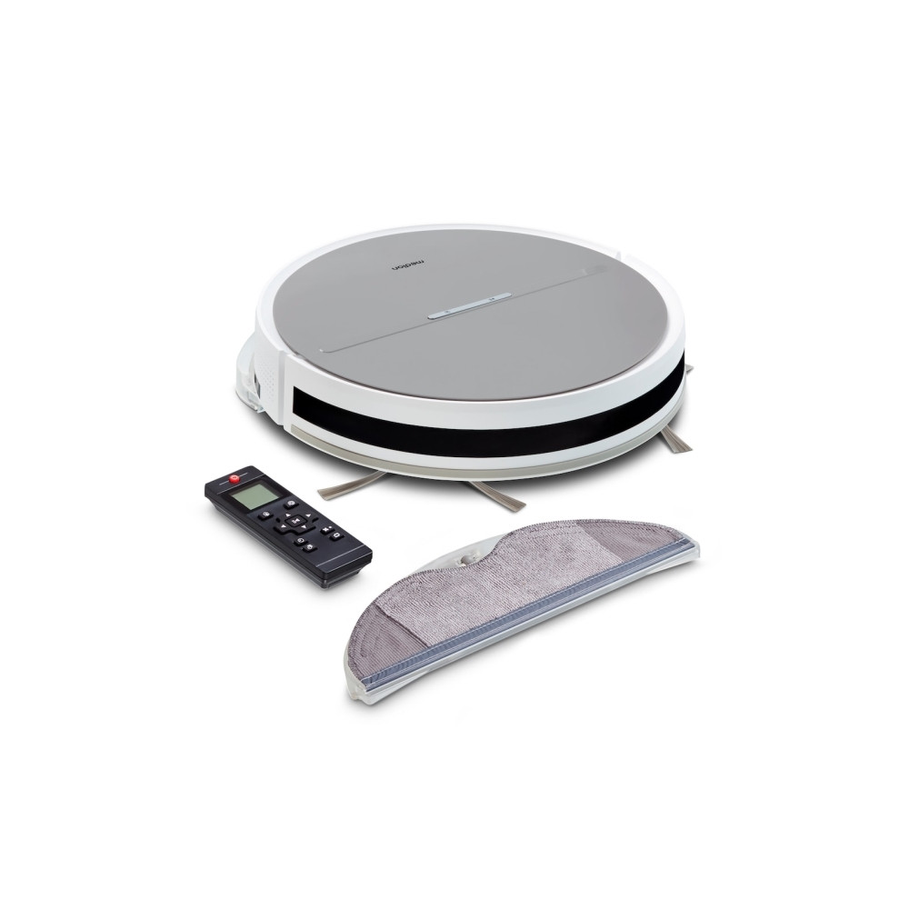 Produktbild för Medion MD18035 E35 SW (vit/grå, robotdammsugare med mopppfun...