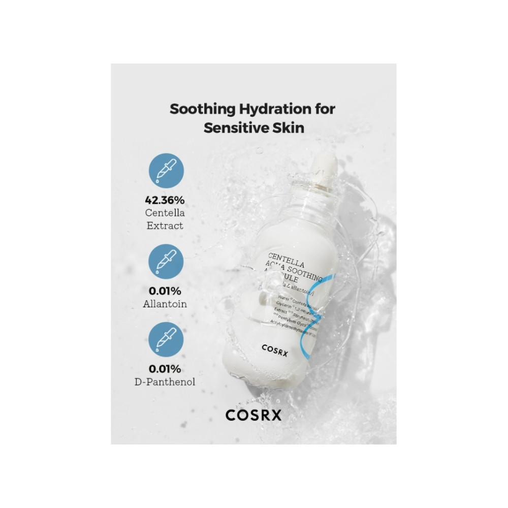 Produktbild för CosRx Hydrium Centella Aqua Soothing Ampoule återfuktande fö...