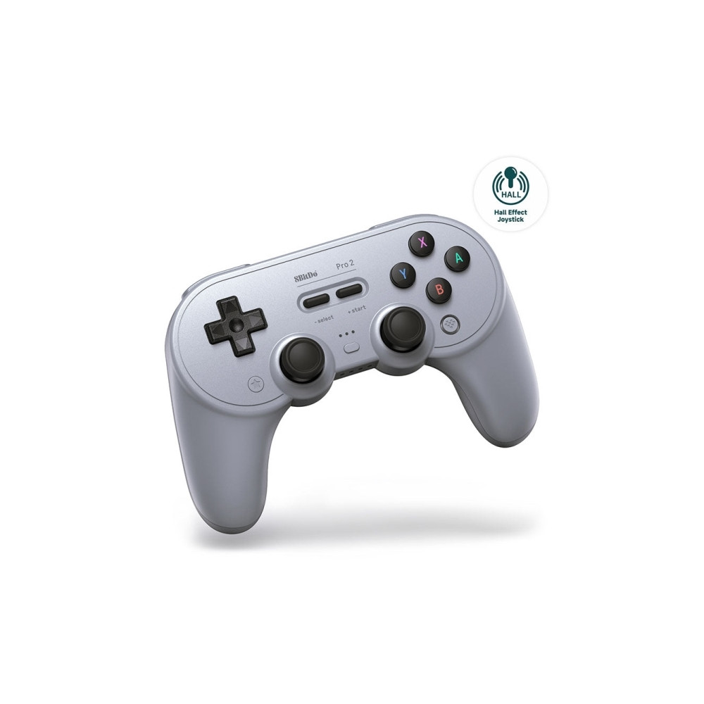 Produktbild för 8Bitdo Pro 2 - Hall Effect Joystick - spelkontroll - trådlös - Bluetooth
