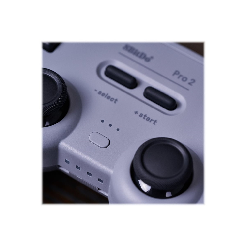 Produktbild för 8Bitdo Pro 2 - Hall Effect Joystick - spelkontroll - trådlös - Bluetooth