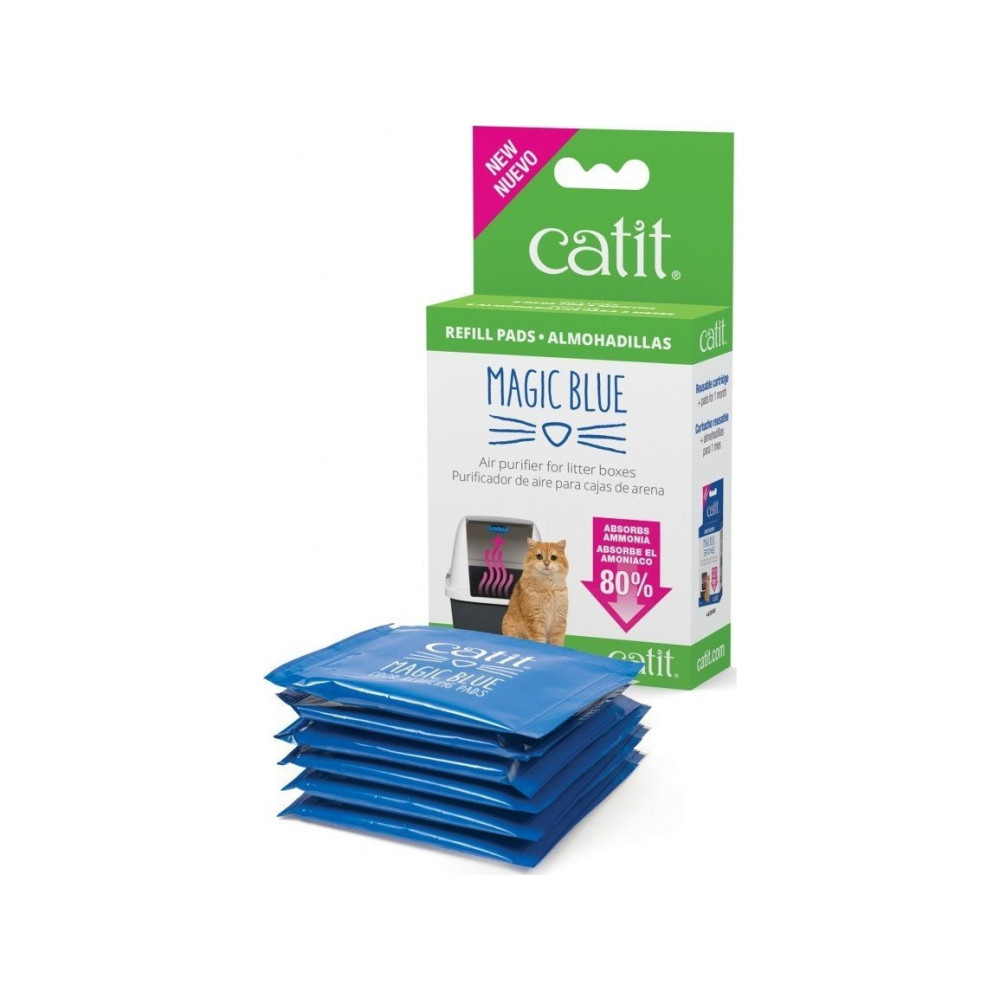 Produktbild för Catit filterpatroner till luftrenare Catit Magic Blue, 6 st.