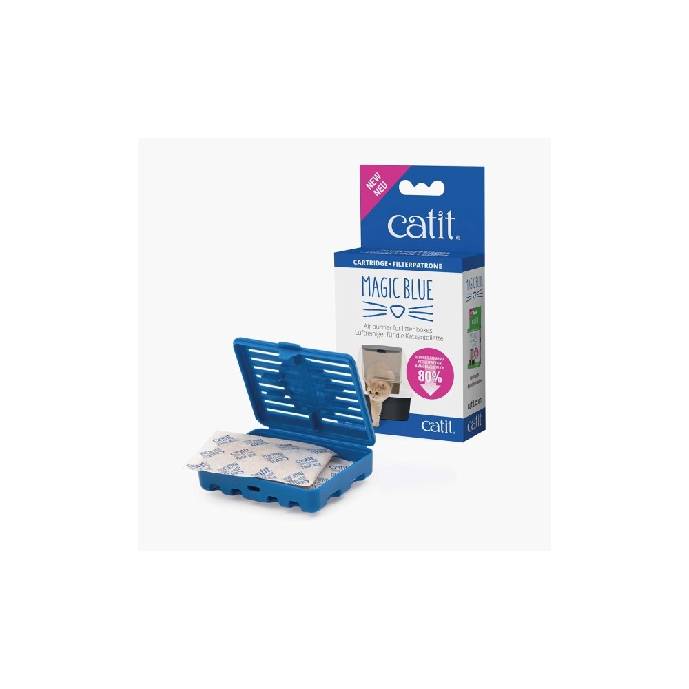 Produktbild för Catit filterpatroner till luftrenare Catit Magic Blue, 6 st.