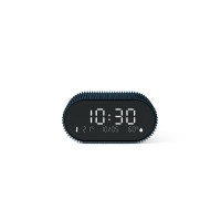 Produktbild för LEXON Ray Clock, Digital väckarklocka, Oval, Blå, Akrylnitri...