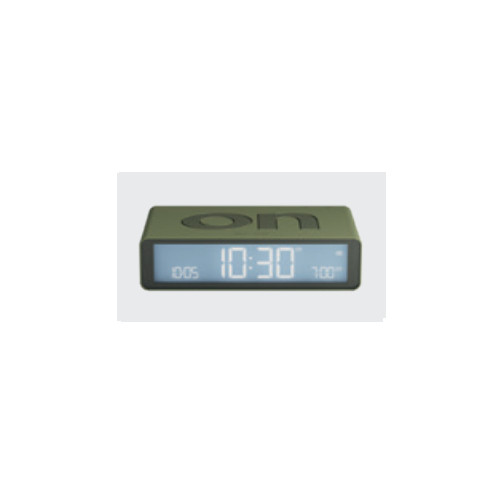 Lexon LEXON Flip Classic, Digital väckarklocka, Rektangel, Khaki,...