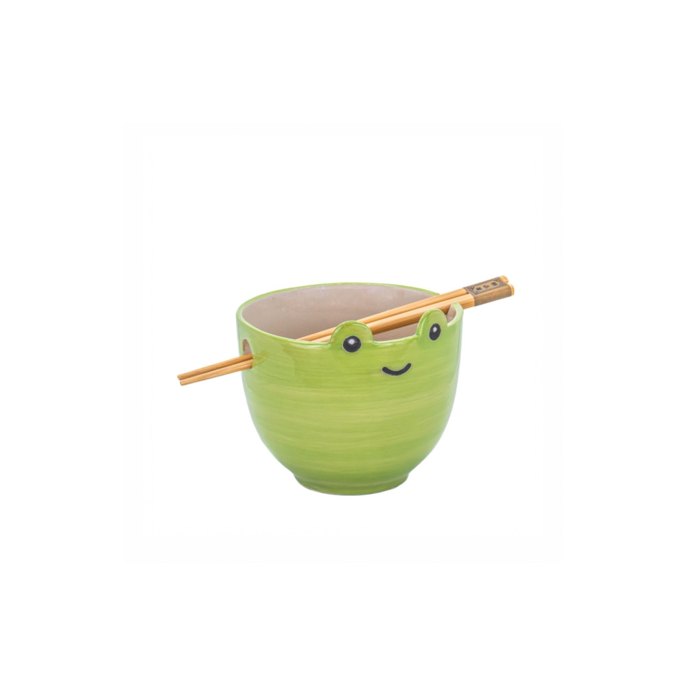 Produktbild för Frog Noodle Bowl - With Chopsticks