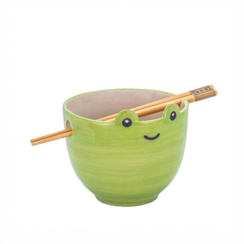 SASS & BELLE Frog Noodle Bowl - With Chopsticks
