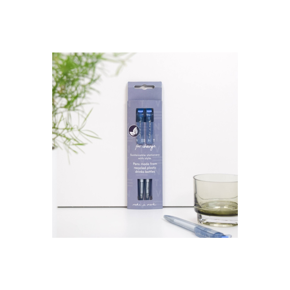 Produktbild för Make a Mark Recycled Pens - Dusty Blue