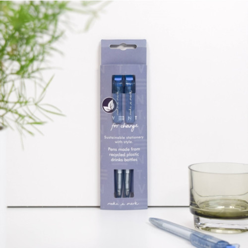 VENT FOR CHANGE Make a Mark Recycled Pens - Dusty Blue