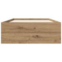 Produktbild för Sängram med förvaring Artisan-ek 80 x 200 cm Konstruerat trä