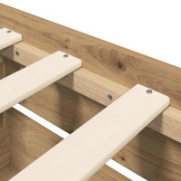 Produktbild för Sängram med förvaring Artisan-ek 80 x 200 cm Konstruerat trä