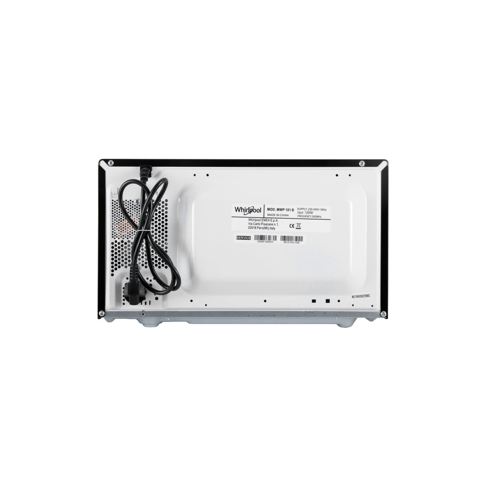 Produktbild för Whirlpool MWP 101 B, Bänkdiskmaskin, Enbart mikrovågsugn, 20...