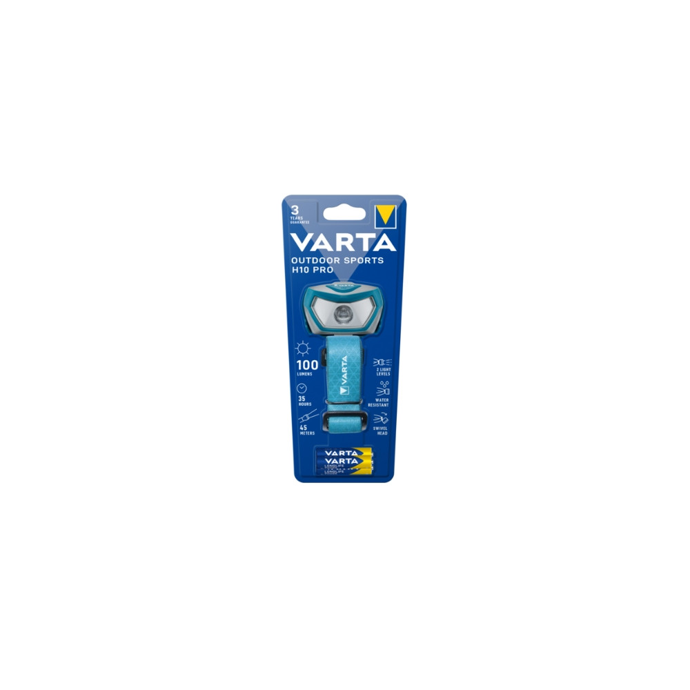 Produktbild för Varta Outdoor Sports H10 PRO - huvudficklampa - LED