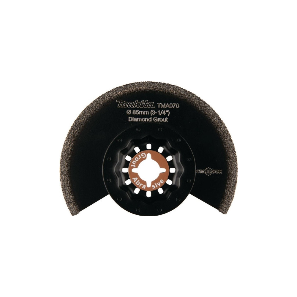 Produktbild för Makita TMA070 - segmentsågblad - för plast, glasfiber, murbruk, kakellim, lättbetong, epoxi, porös betong, cement bonded fiberboard, murbruk, gipsskiva, soft wall tile, kompositmaterial, glass fiber reinforced plastic, fiber cement boards, sand lime brick
