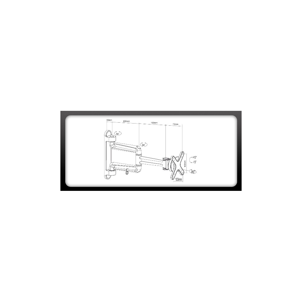 Produktbild för PureMounts PM-Style-23c