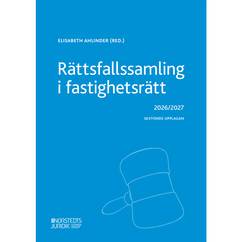 Produktbild för Rättsfallssamling i fastighetsrätt (häftad)
