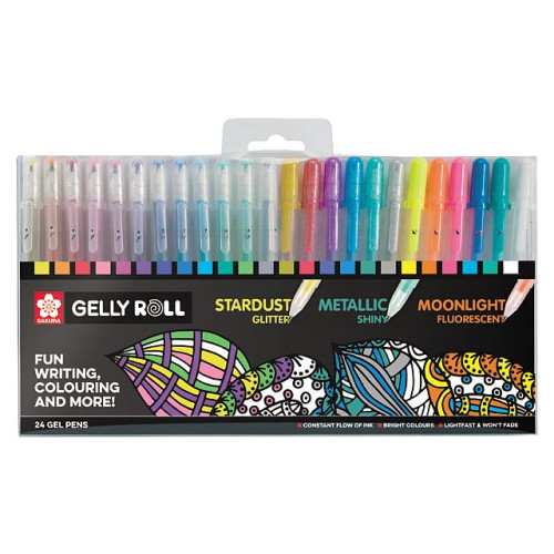 Sakura Sakura Gelly Roll mixat pennset 24-pack / Gelly Roll Mixed set 24