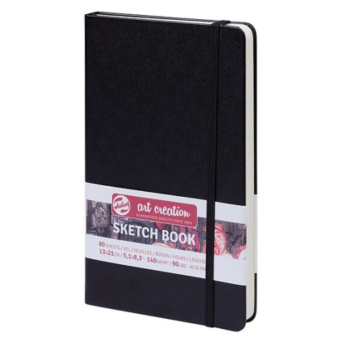 Art Creation SketchBook Black 13 x 21 cm / Skissblock svart 13 x 21 cm