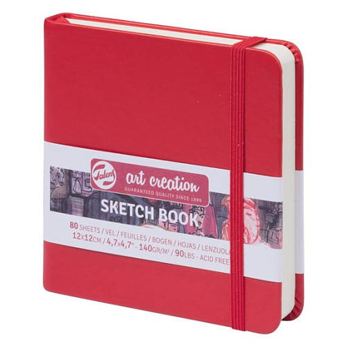 Art Creation SketchBook Red 12 x 12 cm / Skissblock röd 12 x 12 cm