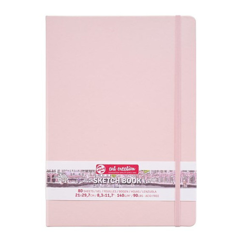 Art Creation SketchBook Pastel Pink 21 x 30 cm / Skissblock pastellrosa 21 x 30 cm