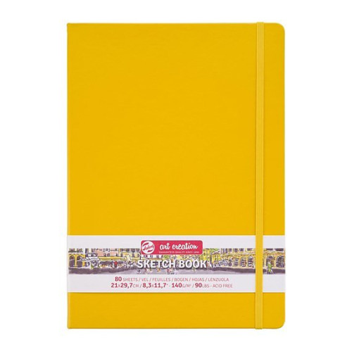 Art Creation SketchBook Golden Yellow 21 x 30 cm / Skissblock guldgul 21 x 30 cm