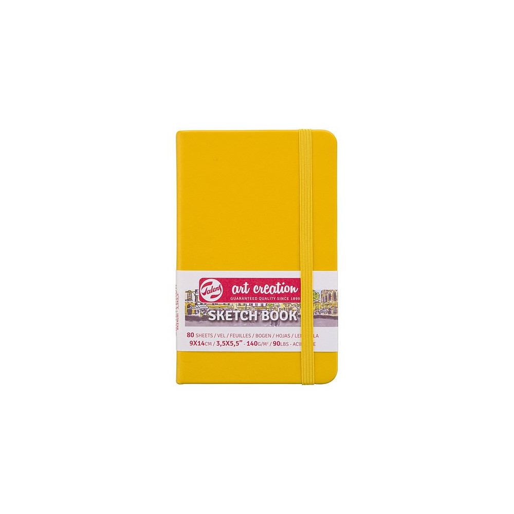 Produktbild för SketchBook Golden Yellow 9 x 14 cm / Skissblock guldgul 9 x 14 cm