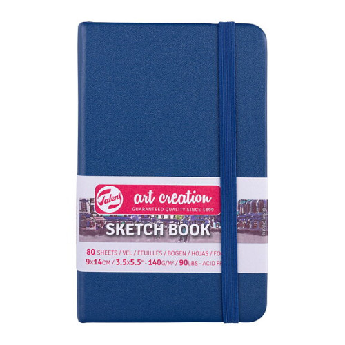 Art Creation Sketchbook Navy Blue 9 x 14 cm / Skissblock marinblå 9 x 14 cm