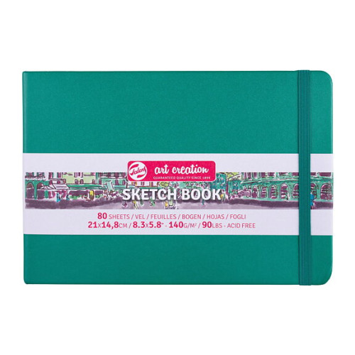 Art Creation Sketchbook Forest Green 21 x 15 cm / Skissblock skoggrön 21 x 15 cm
