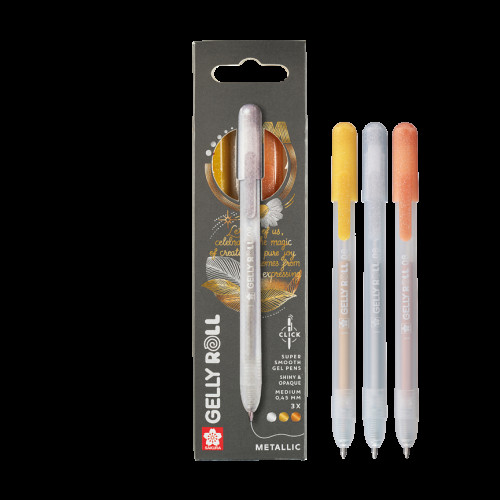 Sakura Sakura Gelly Roll Metallic pennset 3-pack /Gelly Roll Metallic Set 3 B