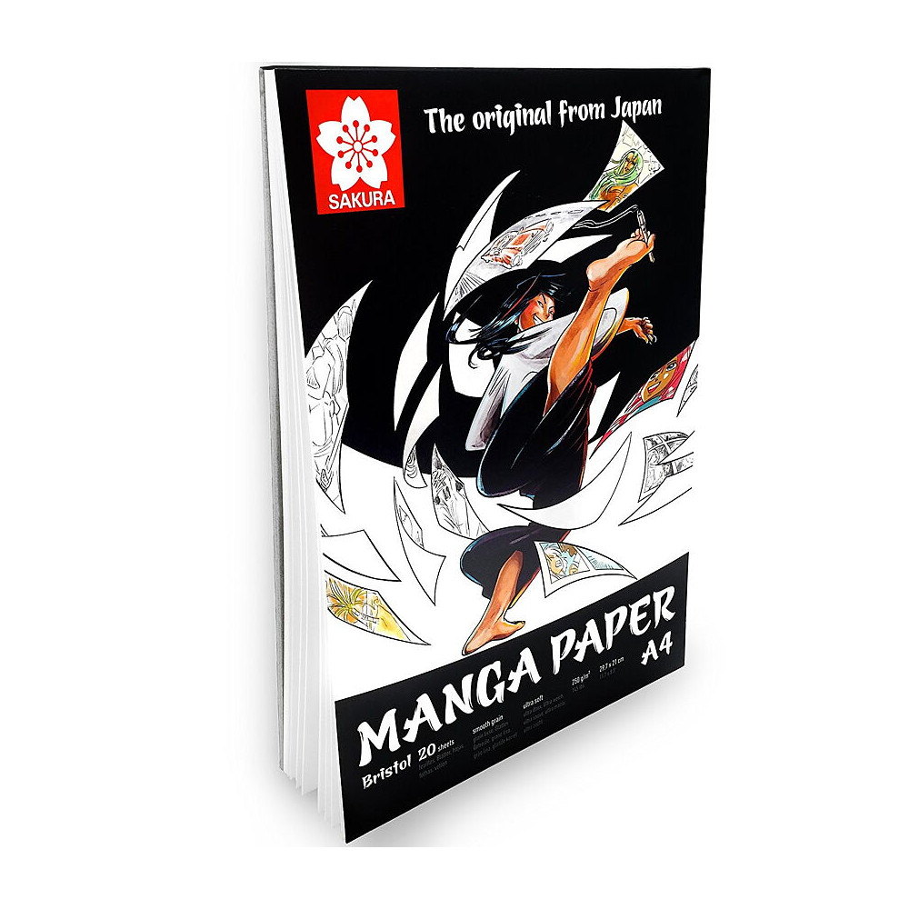 Produktbild för Sakura Manga ritblock A4 / Manga Drawing Pad A4
