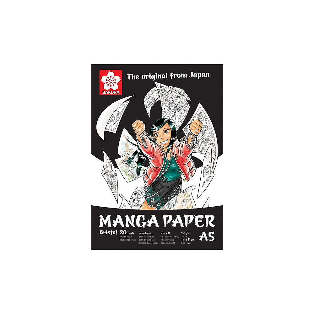 Produktbild för Sakura Manga ritblock A5 / Manga Drawing Pad A5
