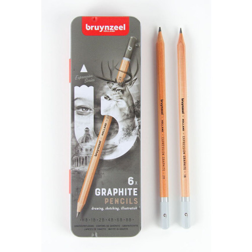 Bruynzeel Bruynzeel Expression Graphite 6 / Bruynzeel Expression grafitpennor 6-pack
