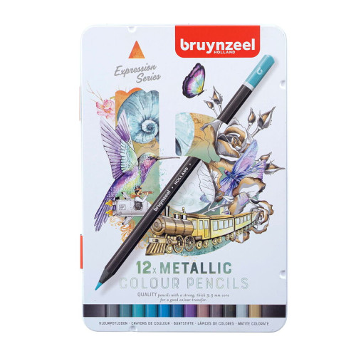 Bruynzeel Bruynzeel Expression Colour 12 Metall / Bruynzeel Expression metalliska färgpennor 12-pack
