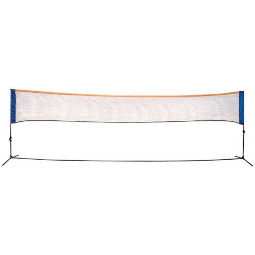 Playbox Badmintonnät portabelt, 5 x 1,55 m (Öppnad)