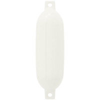 Produktbild för Båt fendrar 2 st Ø 16 x 58 cm Vit PVC