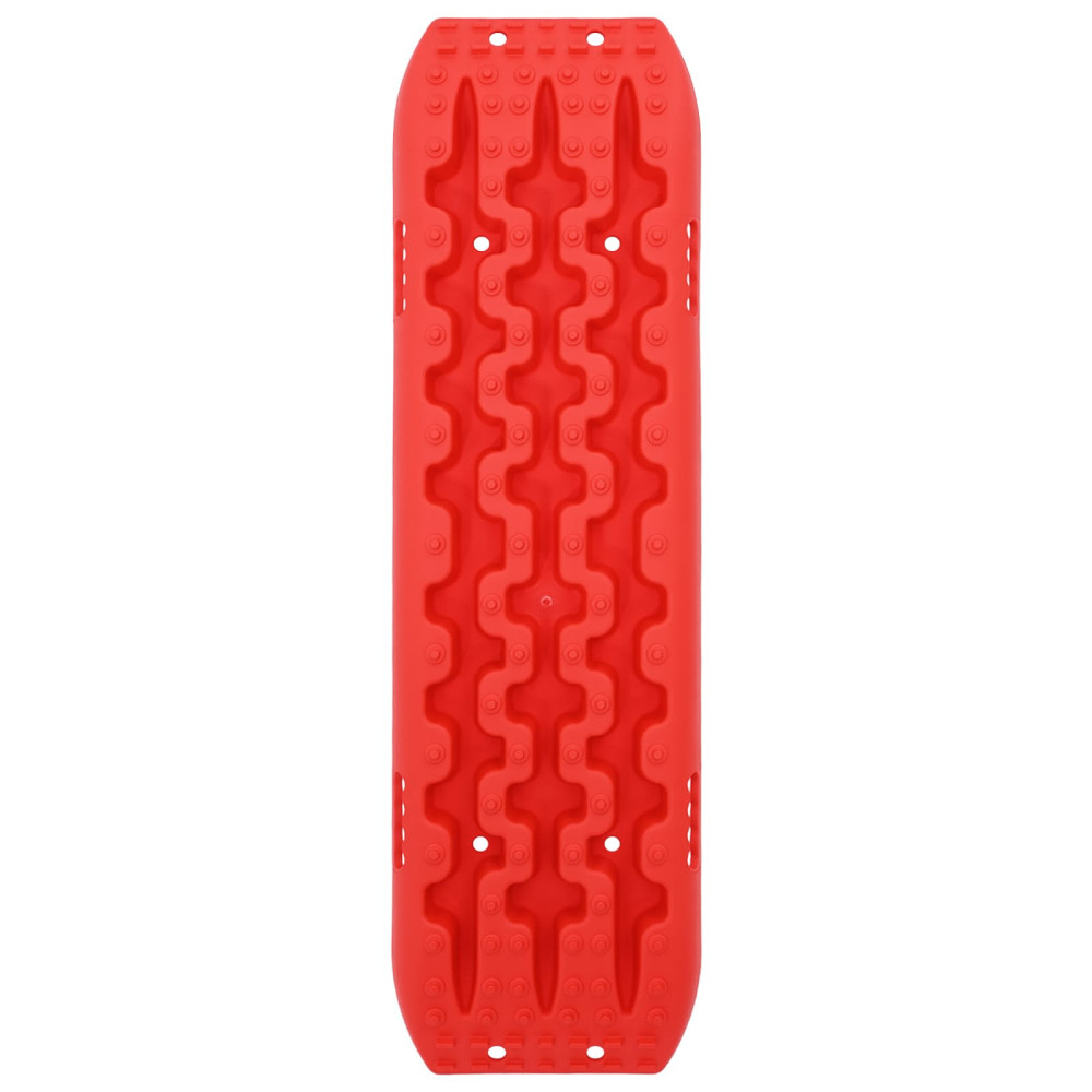 Produktbild för Traktionsplatta 2 pcs Röd 106 x 30,5 x 7 cm Förstärkt nylon