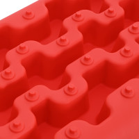 Produktbild för Traktionsplatta 2 pcs Röd 106 x 30,5 x 7 cm Förstärkt nylon