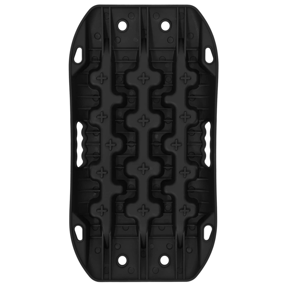 Produktbild för Traktionsplatta 2 pcs Svart 57,5x30,5x5,5 cm Förstärkt nylon