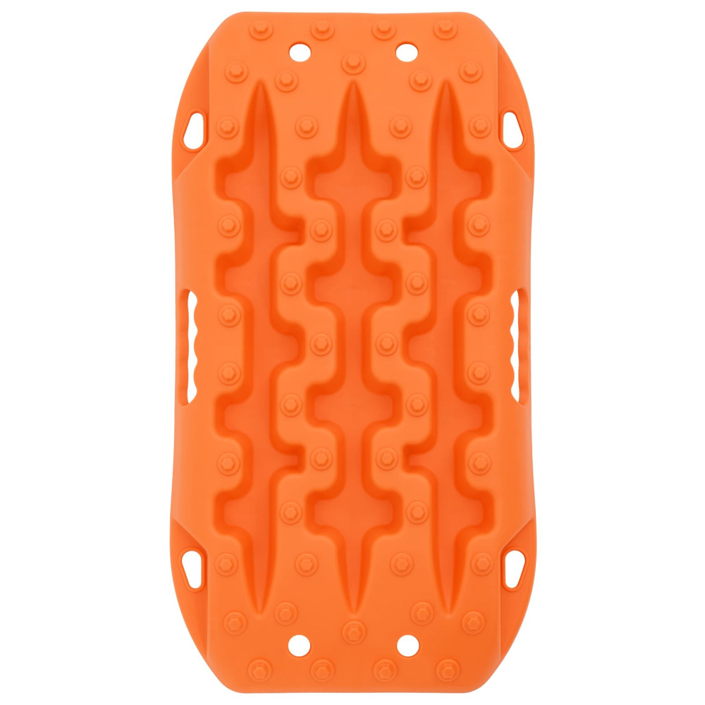 Produktbild för Traktionsplatta 2 pcs Orange 57,5x30,5x5,5 cm Förstärkt nylon