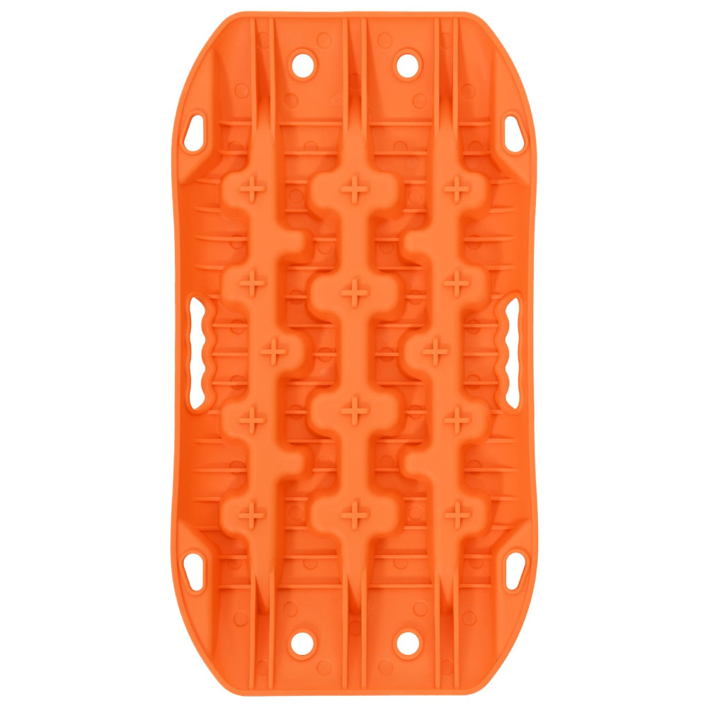Produktbild för Traktionsplatta 2 pcs Orange 57,5x30,5x5,5 cm Förstärkt nylon