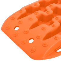 Produktbild för Traktionsplatta 2 pcs Orange 57,5x30,5x5,5 cm Förstärkt nylon