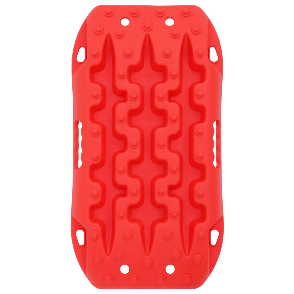 Produktbild för Traktionsplatta 2 pcs Röd 57,5 x 30,5 x 5,5 cm Förstärkt nylon