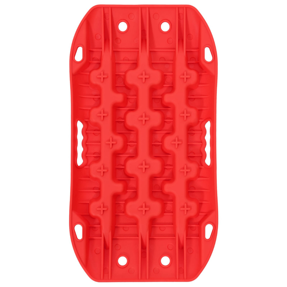 Produktbild för Traktionsplatta 2 pcs Röd 57,5 x 30,5 x 5,5 cm Förstärkt nylon