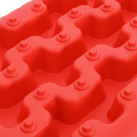 Produktbild för Traktionsplatta 2 pcs Röd 57,5 x 30,5 x 5,5 cm Förstärkt nylon